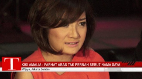 Kiki Amalia Tegaskan Tak Ada Aliran Dana Fathanah &nbsp;