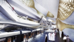 Mewahnya Stasiun Kereta Riyadh, Arab Saudi