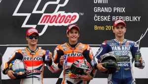 Podium MotoGP Dikuasai 3 Pembalap Spanyol