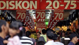 Hari Belanja Diskon Sambut Wisman Asian Games Dibuka