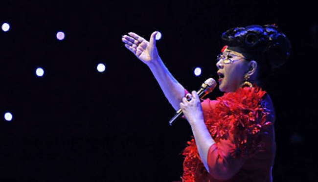 Titiek Puspa. ANTARA/Fanny Octavianus