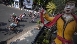 Musik Hadrah Iringi Ajang Balap Sepeda Tour de Banyuwangi Ijen