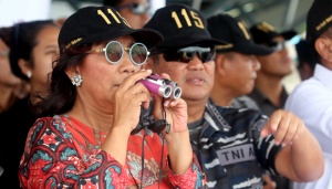 Ditanya Soal Penenggelaman Kapal, Susi Pudjiastuti Irit Bicara