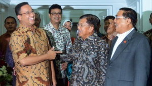 JK dan A nies Baswedan Semobil Hadiri Halal Bihalal PBNU
