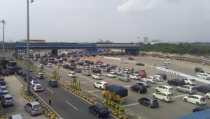 Jelang Tahun Baru, Lalin di GT Cikarang Utama Terpantau Lancar