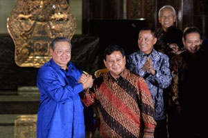 Kelakar Prabowo Mau Ajak SBY Ketemu untuk Nyanyi Bareng