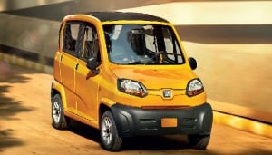 Bajaj Qute Akan Meluncur dengan Mesin Listrik pada 2019