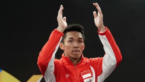 Piala Thomas: Jonatan Christie Menang, Indonesia - Malaysia 2-1