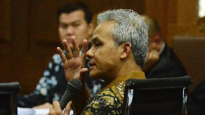 Kata Ganjar Pranowo Soal Namanya yang Hilang di Dakwaan Novanto