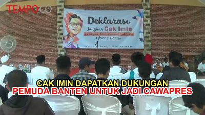 Didukung Maju Pilpres 2019, Cak Imin: Sabar Dulu