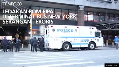 Ledakan Bom Pipa di Terminal Bus New York Serangan Ter oris