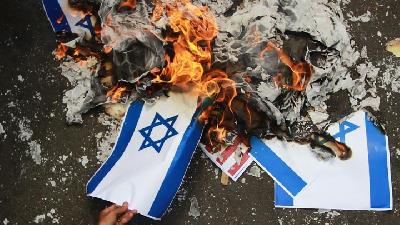 Aksi Solidaritas Palestina, Massa Geruduk Kedubes Amerika Serikat