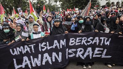 Aksi Bela Palestina Serentak di Berbagai Daerah
