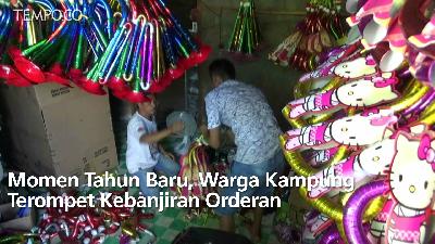 Momen Tahun Baru, Warga Kampung Terompet Kebanjiran Orderan