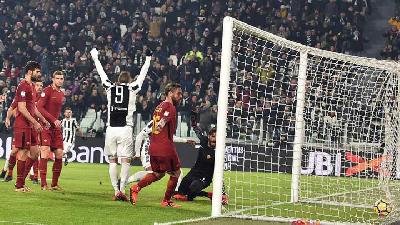 Liga Italia : Juventus Tundukkan AS Roma 1-0