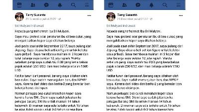 Viral, Protes Pria ke Sri Mulyani Karena Koper Ditahan Bea Cukai
