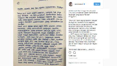 Sri Mulyani Tulis Surat pada Malam Tahun Baru, Isinya...