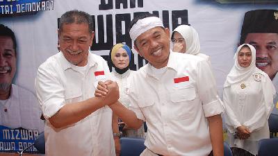 Elektabilitas Deddy Mizwar-Dedi Mulyadi Naik Berkat Mesin Partai