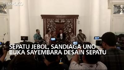 Sepatu Jebol, Sandiaga Uno Buka Sayembara Desain Sepatu