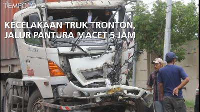 Kecelakaan Truk Tronton, Jalur Pantura Macet 5 Jam