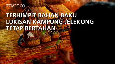 Terhimpit Bahan Baku, Lukisan Kampung Jelekong Tetap Bertahan