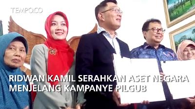 Ridwan Kamil Serahkan Aset Negara Menjelang Kampanye Pilkada