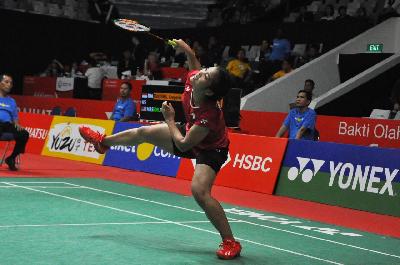 Piala Uber 2018: Gregoria Menang, Indonesia Ungguli Malaysia 2-1