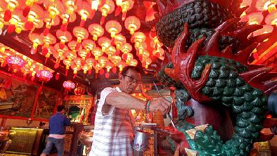 Vihara di Bogor Sajikan Menu Vegetarian saat Imlek dan Cap Go Meh