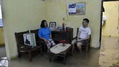 Sungai Ciliwung Meluap, Kebon Pala Dilanda Banjir