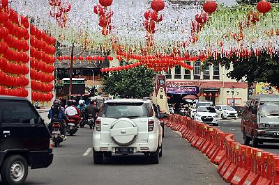 Imlek 2018, Pasar Gede Solo Berhias 5 Ribu Lampion