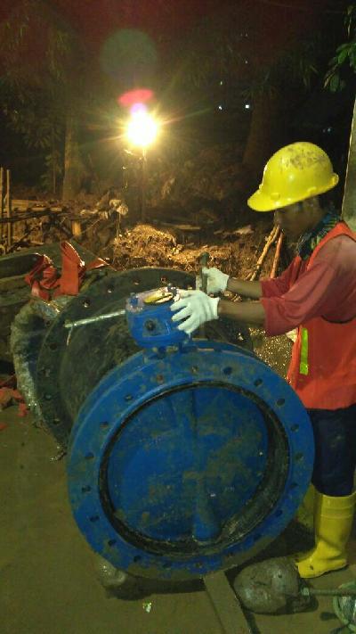 Relokasi Pipa Masih Berlangsung, Suplai Air Bersih ke Pelanggan Belum Normal
