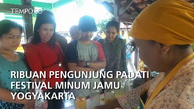Ribuan Pengunjung Padati Festival Minum Jamu Yogyakarta