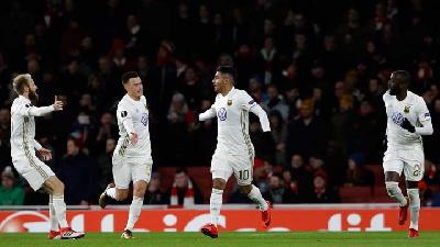 Liga Eropa : Ostersunds Permalukan Arsenal di Kandangnya