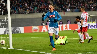 Liga Eropa : Menang Atas Leipzig, Napoli Tetap Tersingkir