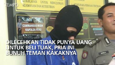 Dilecehkan Tidak Punya Uang untuk Beli Tuak, Pria Ini Bunuh Teman