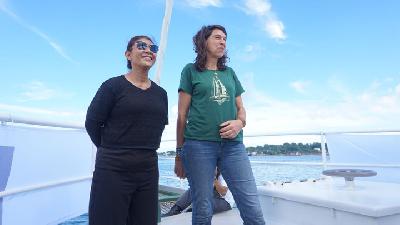 Sarapan di Kapal Greenpeace, Susi Pudjiastuti: Ini Enak Sekali