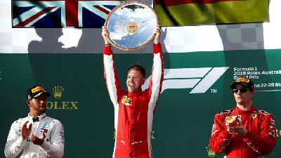 Klasemen Pembalap F1 2018 Setelah Lomba Seri Perdana di Australia