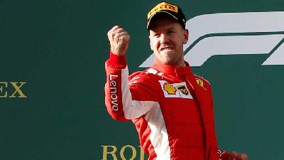 Hasil F1 GP Bahrain: Vettel Juara Lagi, Hamilton Ketiga