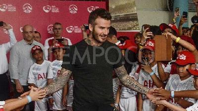 David Beckham Datang ke Indonesia, Apa Makna Tato Miliknya?