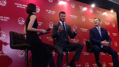 Di Jakarta, Beckham Berkisah Kenangan Diremehkan pada Masa Kecil