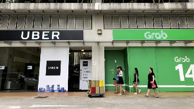 KPPU Pantau Bisnis Grab Pasca Akuisisi Uber