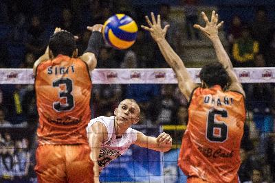 Final Four Proliga: Putra Bank Sumsel Jungkalkan Pertamina Energi
