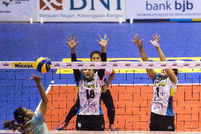 Proliga 2018: Kaptennya Cedera, BJB Mampu Tekuk Jakarta Elektrik