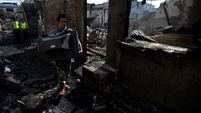 Pasca Kebakaran Taman Kota yang Hanguskan Ratusan Rumah
