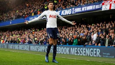Hasil Liga Inggris : Tottenham Hotspur Hantam Chelsea 3-1