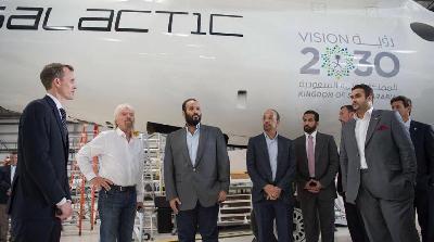Gandeng Virgin Galactic, Arab Saudi Songsong Masa Depan