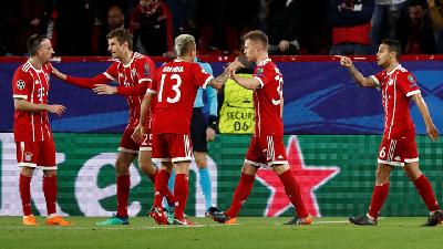 Hasil Liga Champions, Sevilla Dikalahkan Bayren Munchen 1-2