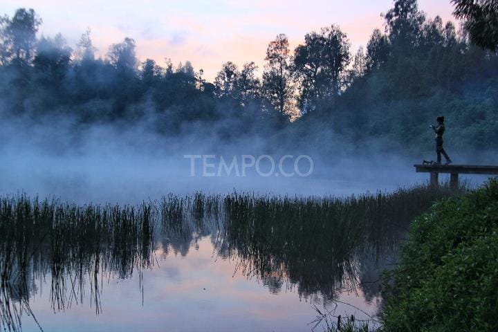 Frost Phenomenon in Bromo Tengger Semeru National Park
