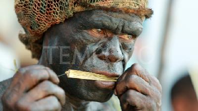Melihat Alat Musik Tradisional Pikon dari Wamena Papua
