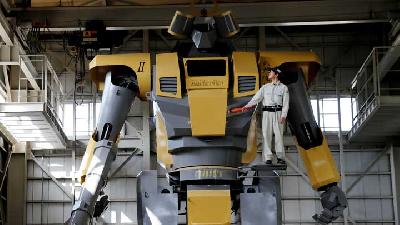 Insinyur Asal Jepang Buat Robot yang Terinspirasi dari Gundam